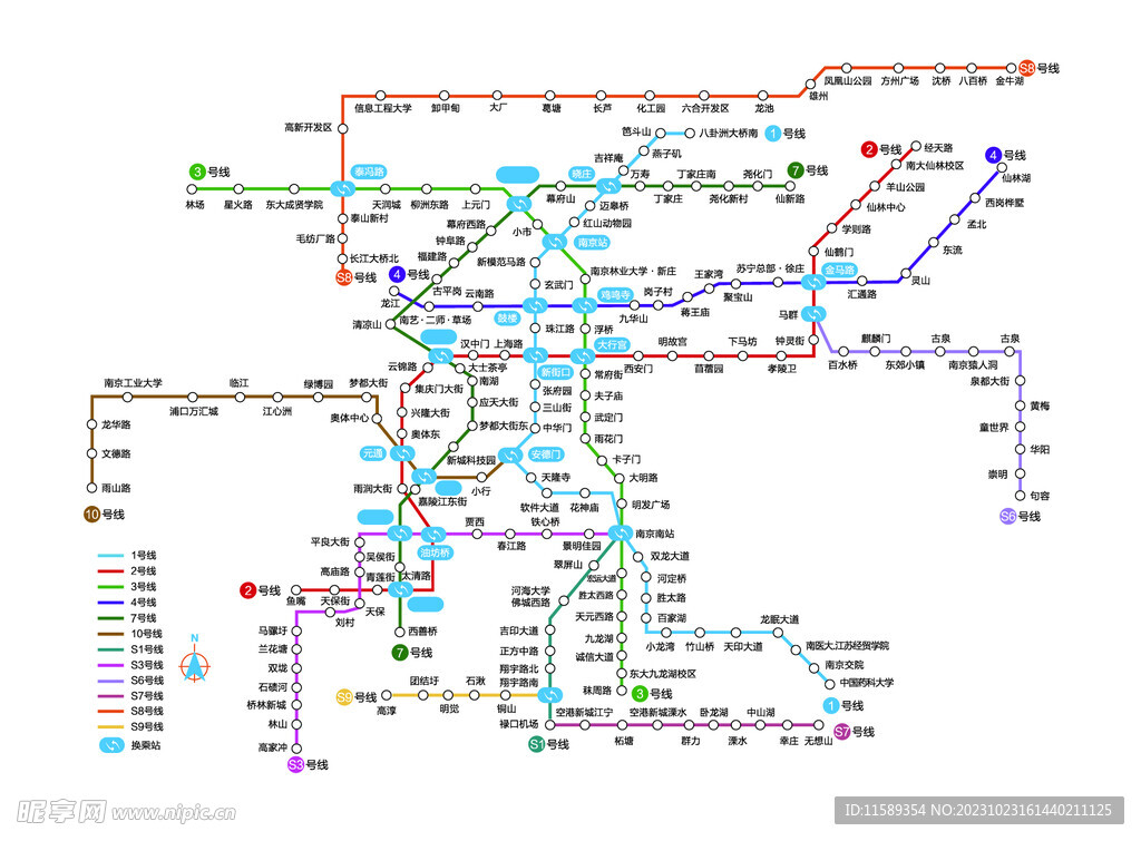 南京地铁最新线路图，通往自然美景的探险之旅启程