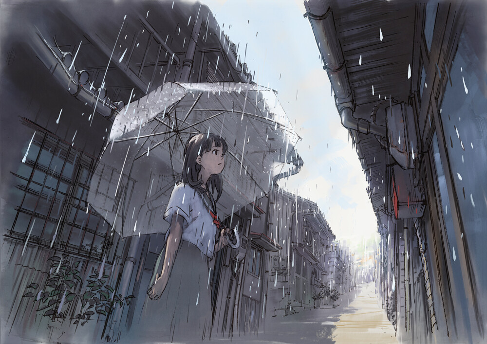 雨中的动漫温情，下雨天里的日常故事