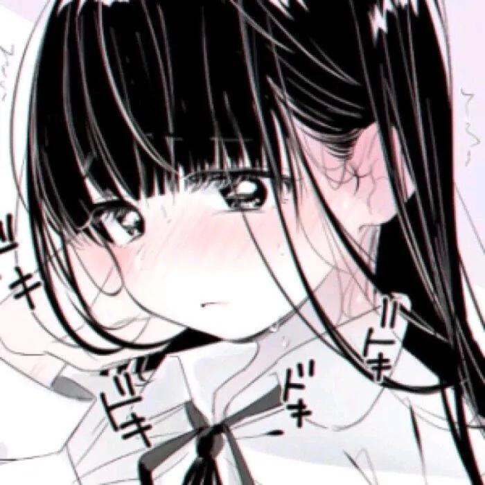 黑白女生动漫头像，心灵与自然的美景之旅