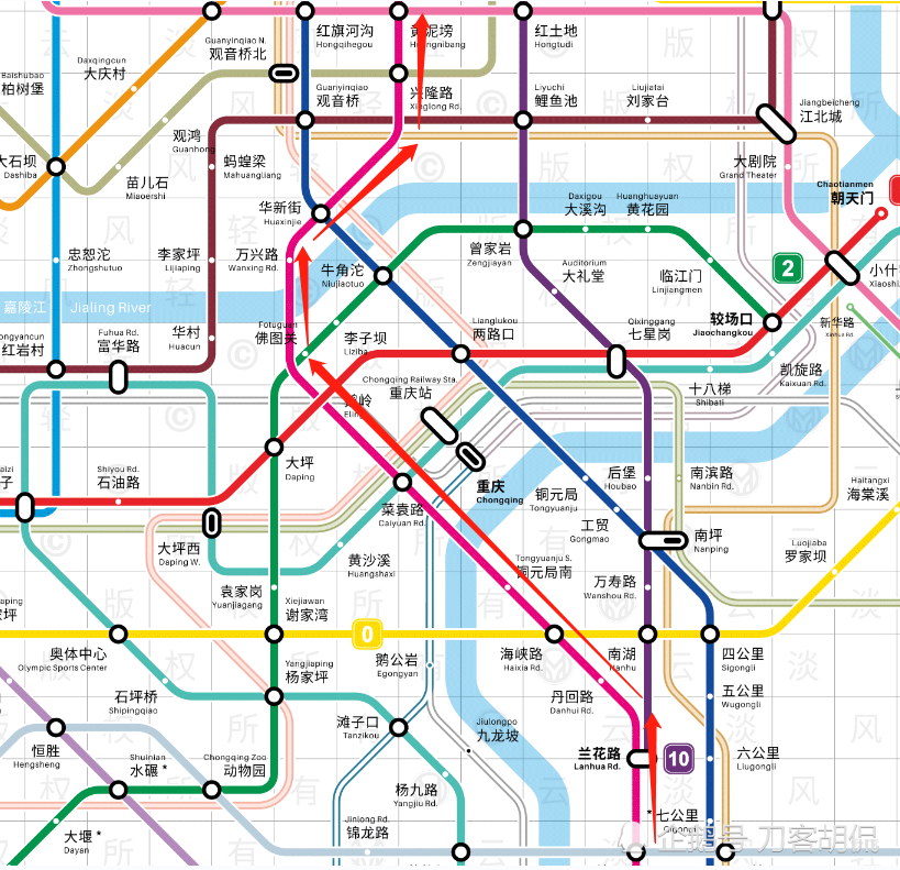科技重塑城市脉络，重庆地铁线路图最新版发布，智慧出行触手可及